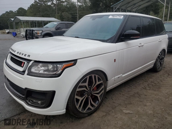 2014 Land Rover Range Rover Supercharged with VIN SALGS3TF2EA166170, listed as a Copart auction lot 79644744 with Not provided miles and Salvage title. Bid and sale history available at DreamBid. Image 1.