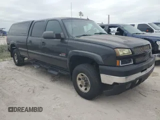 2004 Chevrolet Silverado 3500 SRW with VIN 1GCHK33294F215441, listed as a Copart auction lot 75124814 with 0 mi miles and Salvage Title. Bid and sale history available at carsss.com. Image 4.