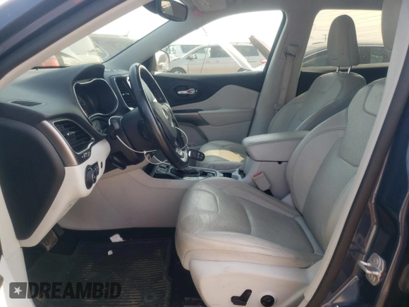2020 Jeep Cherokee Limited with VIN 1C4PJLDX4LD596814, listed as a Copart auction lot 64524984 with 55,593 mi miles and Salvage title. Bid and sale history available at DreamBid. Image 7.