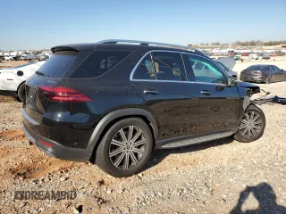 2025 Mercedes-Benz GLE 450 with VIN 4JGFB5KB8SB336062, listed as a Copart auction lot 42207995 with 3,674 mi miles and Salvage title. Bid and sale history available at DreamBid. Image 3.