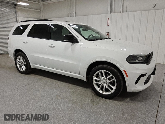 2024 Dodge Durango GT Plus with VIN 1C4RDJDG3RC138295, listed as a Copart auction lot 63604145 with 37,240 mi miles and Clean title. Bid and sale history available at DreamBid. Image 4.