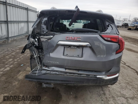 2018 GMC Terrain SLT with VIN 3GKALPEV3JL167177, listed as a Copart auction lot 47607845 with 112,222 mi miles and Salvage Title. Bid and sale history available at DreamBid. Image 6.