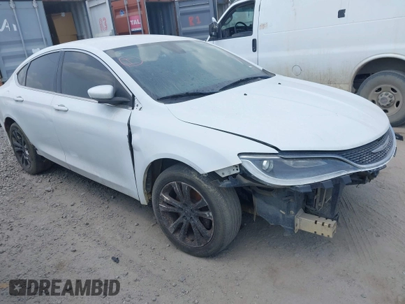 2015 Chrysler 200 Limited with VIN 1C3CCCAB0FN723403, listed as a IAAI auction lot 41695043 with 248,366 mi miles and . Bid and sale history available at carsss.com. Image 1.