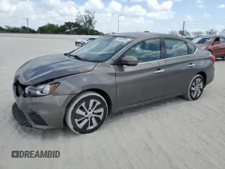 2017 Nissan Sentra SV with VIN 3N1AB7AP6HY203580, listed as a Copart auction lot 53507095 with 35,689 mi miles and Salvage Title. Bid and sale history available at carsss.com. Image 1.