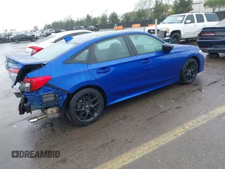2024 Honda Civic Sedan Sport with VIN 2HGFE2F55RH584562, listed as a IAAI auction lot 41781736 with 4,841 mi miles. Bid and sale history available at carsss.com. Image 4.