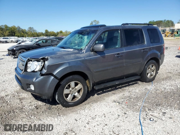 2011 Honda Pilot EX-L with VIN 5FNYF3H72BB043201, listed as a Copart auction lot 75036474 with 193,734 mi miles and Salvage Title. Bid and sale history available at DreamBid. Image 1.