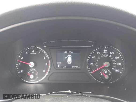 2019 Kia Sorento LX with VIN 5XYPG4A35KG580742, listed as a IAAI auction lot 42064745 with 80,741 mi miles. Bid and sale history available at carsss.com. Image 7.