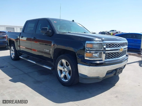 2014 Chevrolet Silverado 1500 LT with VIN 3GCPCREC8EG392676, listed as a IAAI auction lot 41843855 with 98,257 mi miles. Bid and sale history available at carsss.com. Image 1.