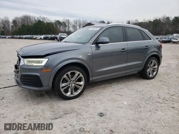 2016 Audi Q3 Prestige with VIN WA1GFCFS2GR002131, listed as a Copart auction lot 71096782 with 100,278 mi miles. Bid and sale history available at carsss.com. Image 1.