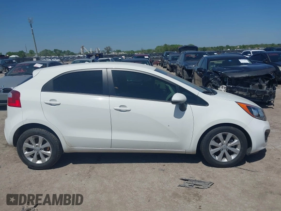 2013 Kia Rio SX with VIN KNADN5A30D6097807, listed as a IAAI auction lot 41958802 with 23,944 mi miles. Bid and sale history available at carsss.com. Image 14.