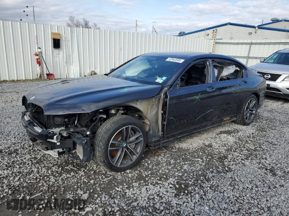 2020 BMW 7 Series 750i xDrive with VIN WBA7U2C01LGM27402, listed as a Copart auction lot 52943595 with Not provided miles and Salvage title. Bid and sale history available at DreamBid. Image 1.