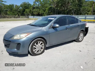 2012 Mazda 3 i Touring with VIN JM1BL1V74C1542521, listed as a Copart auction lot 53420775 with 236,330 mi miles and Salvage Title. Bid and sale history available at carsss.com. Image 1.
