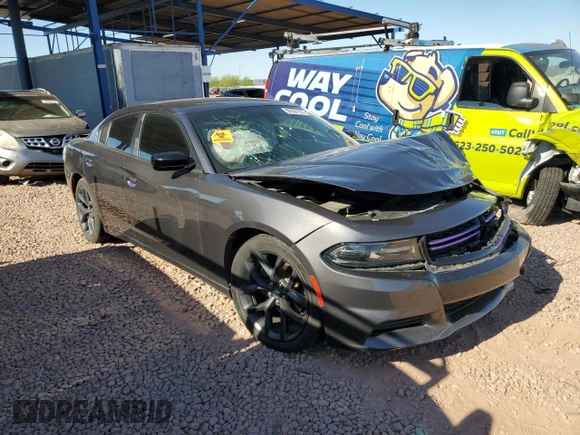 2020 Dodge Charger SXT with VIN 2C3CDXBG0LH101290, listed as a Copart auction lot 56560135 with 95,955 mi miles and Salvage title. Bid and sale history available at DreamBid. Image 4.