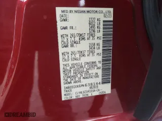 2023 Nissan Frontier SV with VIN 1N6ED1EK6PN638144, listed as a Copart auction lot 76092204 with 6,523 mi miles and Salvage Title. Bid and sale history available at carsss.com. Image 12.