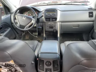 2008 Honda Pilot EX-L with VIN 5FNYF18578B022405, listed as a Copart auction lot 63423355 with 156,723 mi miles and Salvage title. Bid and sale history available at DreamBid. Image 8.