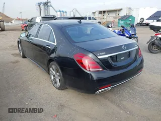 2019 Mercedes-Benz S 560 with VIN WDDUG8GB1KA430335, listed as a IAAI auction lot 41750716 with 32,468 mi miles and . Bid and sale history available at DreamBid. Image 3.