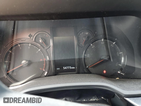 2022 Toyota 4Runner SR5 with VIN JTEEU5JR4N5260072, listed as a Copart auction lot 56194585 with 54,773 mi miles and Salvage title. Bid and sale history available at DreamBid. Image 9.