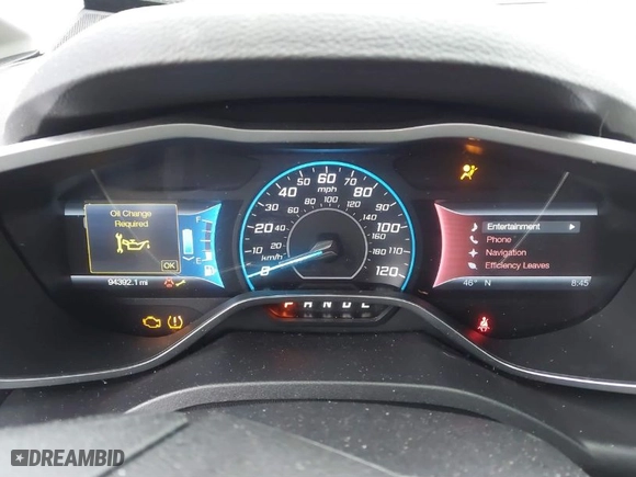 2013 Ford C-Max Hybrid SE with VIN 1FADP5AU2DL543064, listed as a IAAI auction lot 41721112 with 94,392 mi miles. Bid and sale history available at carsss.com. Image 7.
