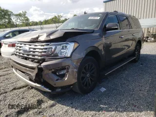 2019 Ford Expedition Max Limited with VIN 1FMJK2AT9KEA20977, listed as a Copart auction lot 56198015 with 104,093 mi miles and Salvage title. Bid and sale history available at DreamBid. Image 1.