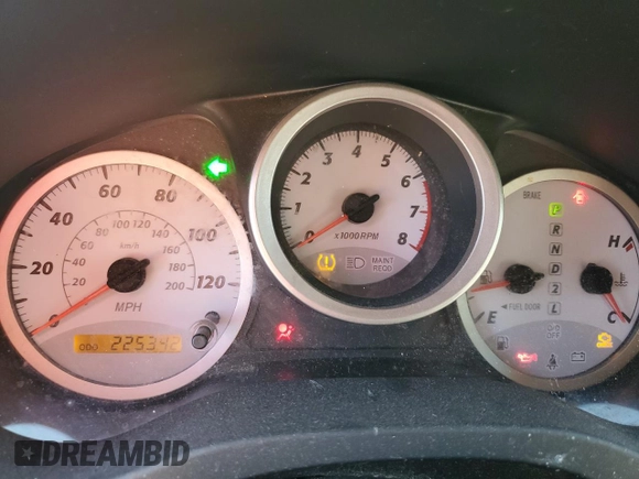 2005 Toyota RAV4 with VIN JTEHD20V050043562, listed as a Copart auction lot 53491945 with 225,342 mi miles and Clean Title. Bid and sale history available at carsss.com. Image 9.