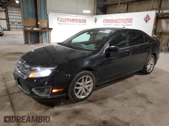 2012 Ford Fusion SEL with VIN 3FAHP0JA4CR363160, listed as a Copart auction lot 47241235 with 161,046 mi miles and Salvage Title. Bid and sale history available at carsss.com. Image 1.