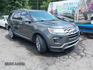 2018 Ford Explorer Limited z VIN 1FM5K7F88JGA81713, wystawiony jako IAAI lot #42589159 z przebiegiem 146 219 mil mil oraz . Historia ofert i sprzedaży dostępna na DreamBid. Obrazek 1.