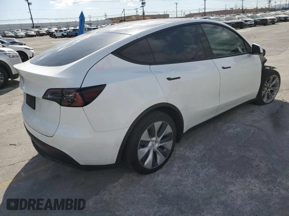 2022 Tesla Model Y Long Range z VIN 7SAYGDEE9NF434908, wystawiony jako Copart lot #56733235 z przebiegiem 38 178 mil mil oraz Szkoda całkowita • Salvage title. Historia ofert i sprzedaży dostępna na DreamBid. Obrazek 3.