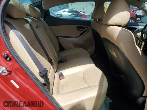 2012 Hyundai Elantra Limited with VIN KMHDH4AEXCU482156, listed as a Copart auction lot 59723474 with 118,550 mi miles and Salvage Title. Bid and sale history available at carsss.com. Image 11.