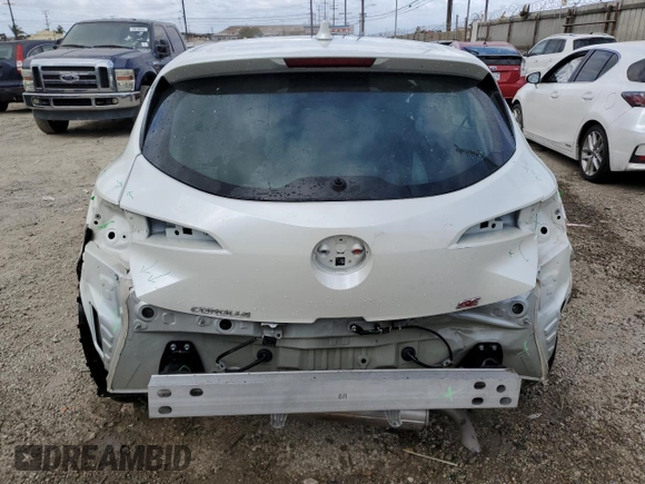 2020 Toyota Corolla Hatchback SE with VIN JTND4RBEXL3090940, listed as a Copart auction lot 77747284 with 58,201 mi miles and Salvage Title. Bid and sale history available at carsss.com. Image 6.