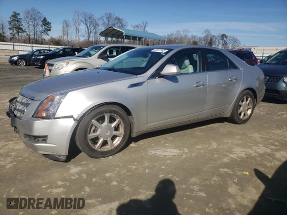2008 Cadillac CTS AWD w/1SB with VIN 1G6DT57V080197208, listed as a Copart auction lot 43257985 with 125,877 mi miles and Salvage Title. Bid and sale history available at carsss.com. Image 1.