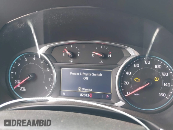 2019 Chevrolet Equinox LT with VIN 2GNAXLEX6K6241649, listed as a IAAI auction lot 41758544 with 82,813 mi miles and . Bid and sale history available at DreamBid. Image 7.