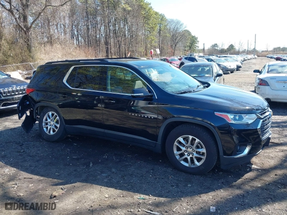 2019 Chevrolet Traverse LT Cloth with VIN 1GNEVGKW3KJ100518, listed as a IAAI auction lot 41812246 with 78,738 mi miles. Bid and sale history available at carsss.com. Image 13.