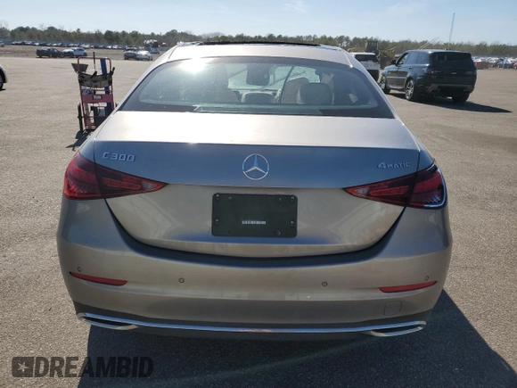 2024 Mercedes-Benz C 300 z VIN W1KAF4HB4RR231935, wystawiony jako Copart lot #53385545 z przebiegiem 11 077 mil mil oraz Szkoda całkowita • Salvage title. Historia ofert i sprzedaży dostępna na DreamBid. Obrazek 6.