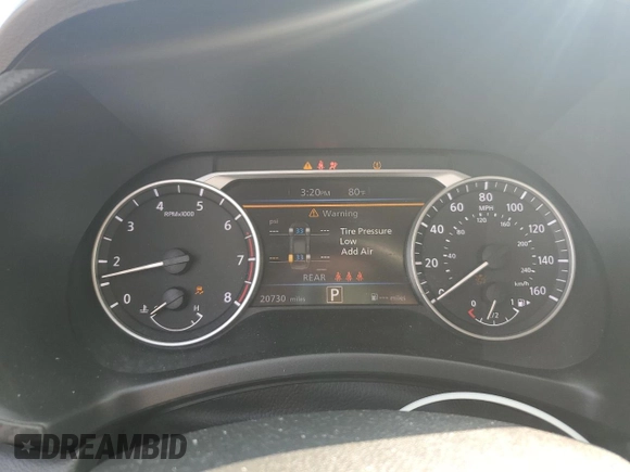 2024 Nissan Sentra SV with VIN 3N1AB8CV1RY319269, listed as a Copart auction lot 60719725 with 20,730 mi miles and Salvage title. Bid and sale history available at DreamBid. Image 9.