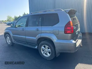 2005 Lexus GX 470 z VIN JTJBT20X050076167, wystawiony jako Copart lot #59916595 z przebiegiem 297 768 mil mil oraz Czysty tytuł • Clean title. Historia ofert i sprzedaży dostępna na DreamBid. Obrazek 3.