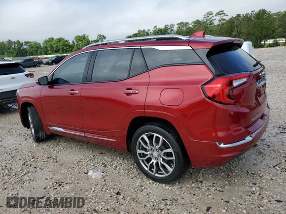 2023 GMC Terrain Denali with VIN 3GKALXEGXPL250390, listed as a Copart auction lot 56064525 with 24,512 mi miles and Salvage title. Bid and sale history available at DreamBid. Image 2.