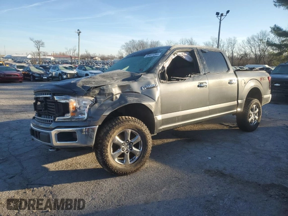 2018 Ford F-150 XL with VIN 1FTEW1EP7JFB82875, listed as a Copart auction lot 85441284 with 116,261 mi miles and Salvage Title. Bid and sale history available at carsss.com. Image 1.
