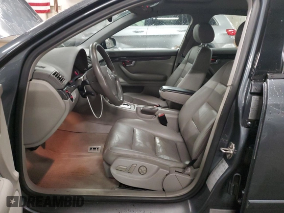2003 Audi A4 1.8T with VIN WAULC68E53A264026, listed as a Copart auction lot 87417384 with 108,706 mi miles and Salvage Title. Bid and sale history available at carsss.com. Image 7.