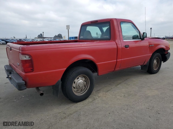 2001 Ford Ranger XL with VIN 1FTYR10C11TA13445, listed as a Copart auction lot 46371915 with 163,206 mi miles and Salvage Title. Bid and sale history available at carsss.com. Image 3.