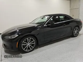 2024 BMW 4 Series 430i xDrive z VIN WBA43AT02RCR37449, wystawiony jako Copart lot #55704005 z przebiegiem 26 439 mil mil oraz Czysty tytuł • Clean title. Historia ofert i sprzedaży dostępna na DreamBid. Obrazek 1.