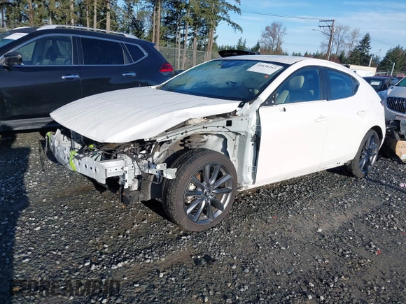 2019 Mazda Mazda3 Hatchback with VIN JM1BPBJM6K1124773, listed as a IAAI auction lot 41838263 with 50,702 mi miles. Bid and sale history available at carsss.com. Image 18.