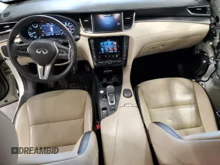 2022 Infiniti QX50 Luxe with VIN 3PCAJ5BB7NF114132, listed as a Copart auction lot 53962875 with 77,244 mi miles and Salvage title. Bid and sale history available at DreamBid. Image 8.