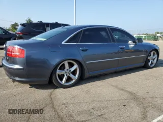 2008 Audi A8 4.2L z VIN WAUMV94E98N010602, wystawiony jako Copart lot #67390454 z przebiegiem 163 772 mil mil oraz Szkody całkowita. Historia ofert i sprzedaży dostępna na DreamBid. Obrazek 3.