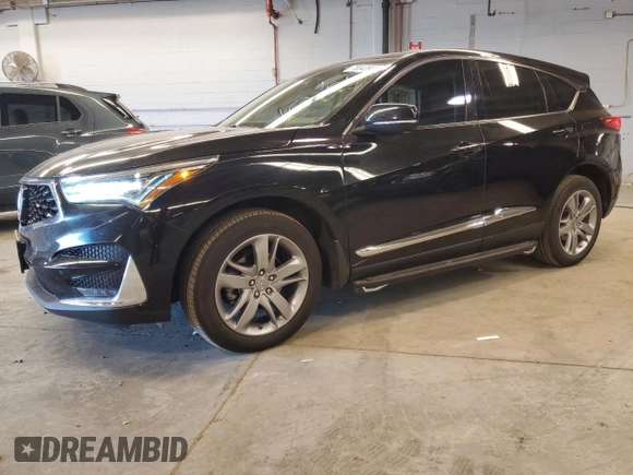 2021 Acura RDX w/Advance Package with VIN 5J8TC2H79ML030976, listed as a Copart auction lot 78043904 with 52,065 mi miles and Salvage Title. Bid and sale history available at carsss.com. Image 1.