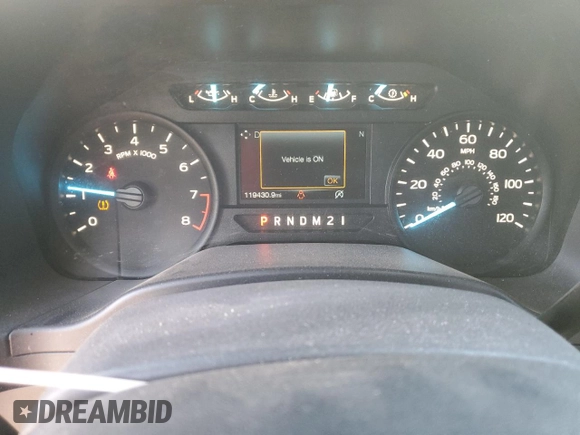 2019 Ford F-150 XL with VIN 1FTMF1CB3KKE81002, listed as a Copart auction lot 48743785 with 119,430 mi miles and Salvage Title. Bid and sale history available at carsss.com. Image 9.