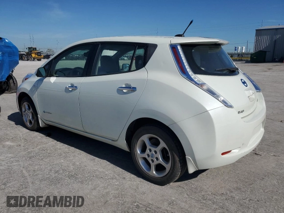 2012 Nissan LEAF SL with VIN JN1AZ0CP8CT023955, listed as a Copart auction lot 55696755 with 39,181 mi miles and Clean Title. Bid and sale history available at DreamBid. Image 2.