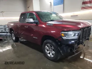 2019 Ram 1500 Laramie with VIN 1C6SRFDT5KN820237, listed as a Copart auction lot 78205614 with 179,266 mi miles and Salvage Title. Bid and sale history available at carsss.com. Image 4.
