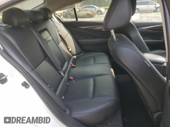 2019 Infiniti Q50 Luxe z VIN JN1EV7AP1KM512411, wystawiony jako Copart lot #59749125 z przebiegiem 83 347 mil mil oraz Szkoda całkowita • Salvage title. Historia ofert i sprzedaży dostępna na DreamBid. Obrazek 10.