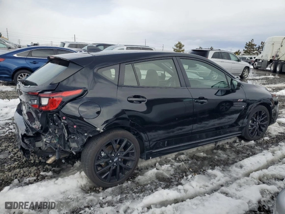2024 Subaru Impreza RS with VIN JF1GUHJC2R8320712, listed as a Copart auction lot 44642325 with 14,153 mi miles and Salvage Title. Bid and sale history available at carsss.com. Image 3.