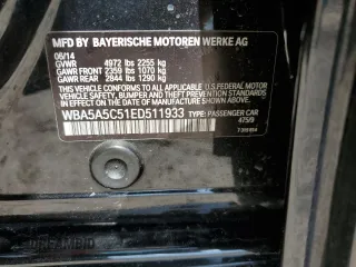 2014 BMW 5 Series 528i z VIN WBA5A5C51ED511933, wystawiony jako Copart lot #55045304 z przebiegiem 140 738 mil mil oraz Szkoda całkowita • Salvage title. Historia ofert i sprzedaży dostępna na DreamBid. Obrazek 14.